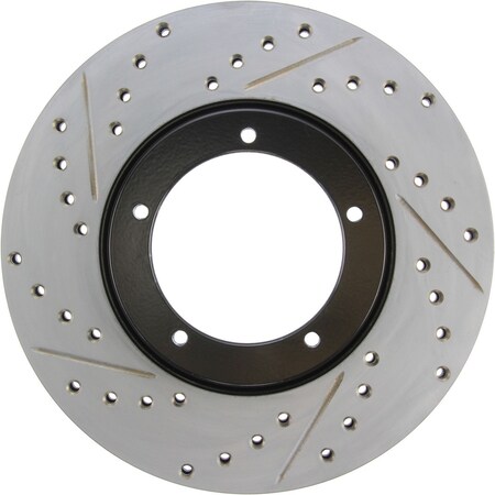 Sport Drilled/Slotted Brake Rotor,127.37001R